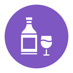 Alcohol icon vector image. Can be used for Luxury.
