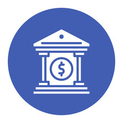 Bank icon vector image. Can be used for Luxury.