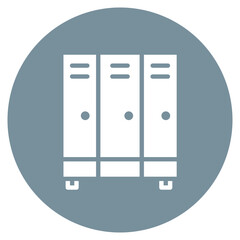 Locker icon vector image. Can be used for Volleyball.