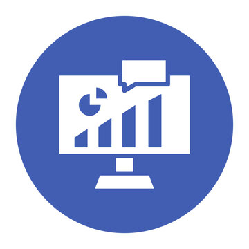 Stats Notification icon vector image. Can be used for Trading.