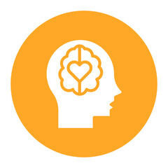 Mental Health icon vector image. Can be used for Psychology.