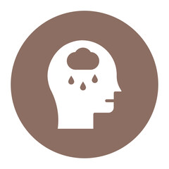 Psychotic Disorders icon vector image. Can be used for Psychology.
