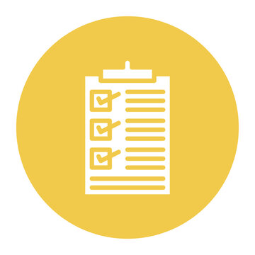 Checklist icon vector image. Can be used for Adventure.