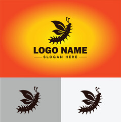 Caterpillar logo vector art icon graphics for business brand icon caterpillar logo template