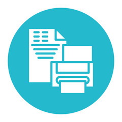 Page Setup icon vector image. Can be used for Printing.