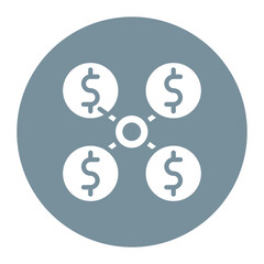 Crowdfunding icon vector image. Can be used for Homeless.