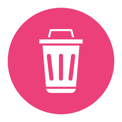 Trash icon vector image. Can be used for Homeless.