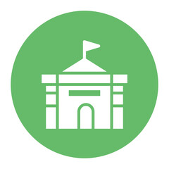 Local Accommodation icon vector image. Can be used for Golf.
