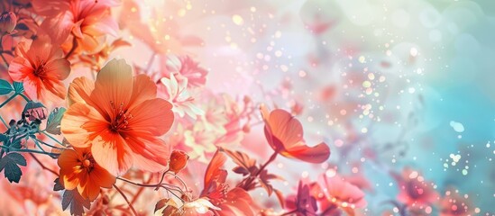 Background with Flowers