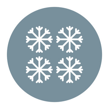 Snow icon vector image. Can be used for Ski Resort.