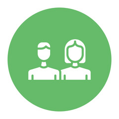 Parents icon vector image. Can be used for Child Adoption.