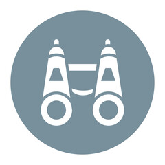 Binoculars icon vector image. Can be used for Shooting.