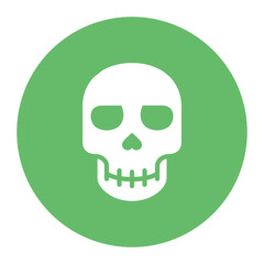 Skull icon vector image. Can be used for Fairytale.