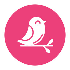 Bird icon vector image. Can be used for Veterinary.
