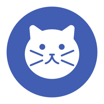 Cat icon vector image. Can be used for Veterinary.