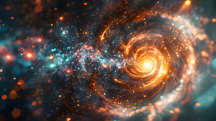 spiral galaxy background