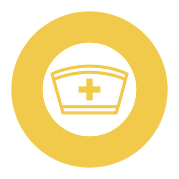 Nurses Hat icon vector image. Can be used for Nursing.
