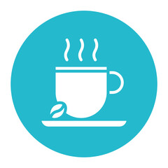Coffee icon vector image. Can be used for Coworking Space.