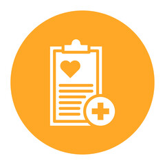 Data Concerning Health icon vector image. Can be used for Compliance And Regulation.