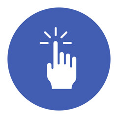 Clicks icon vector image. Can be used for Video Blog.