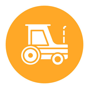Tractor icon vector image. Can be used for Agriculture.