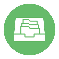 Archive icon vector image. Can be used for Documents And Files.