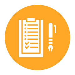 Summary List icon vector image. Can be used for Documents And Files.