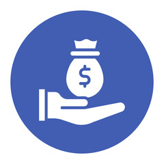 Capital icon vector image. Can be used for Credit And Loan.