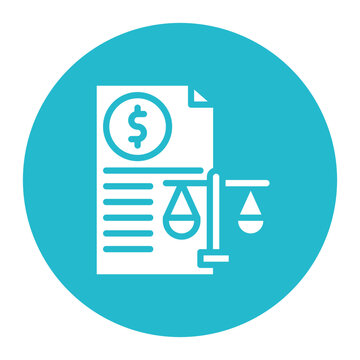 Balance Sheet icon vector image. Can be used for Credit And Loan.