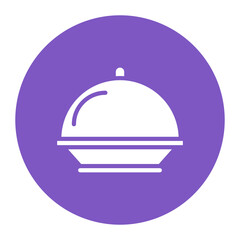 Food Tray icon vector image. Can be used for Bar.