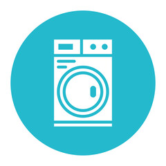 Dryer icon vector image. Can be used for Laundry.