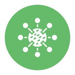 Disease icon vector image. Can be used for Dermatology.