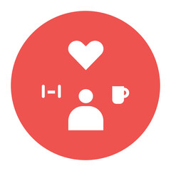 Daily Routine Assistance icon vector image. Can be used for Home Services.