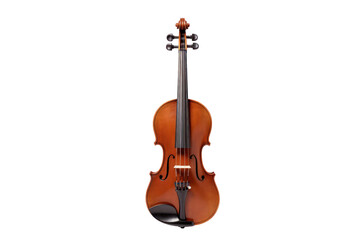 Fototapeta na wymiar Classical musical instrument, violin, isolated on transparent background.