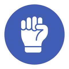 Obraz premium Fist icon vector image. Can be used for Human Rights.