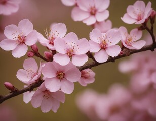 sprig of cherry blossoms