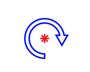 exchange illustration in line style design. Vector illustration.	