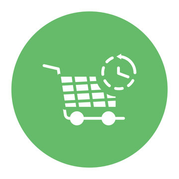 Cart Pending icon vector image. Can be used for Ecommerce Store.