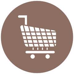 Cart icon vector image. Can be used for User Interface.