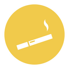Smoking icon vector image. Can be used for Lifestyles.
