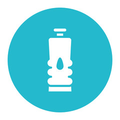 Water Bottle icon vector image. Can be used for Lifestyles.