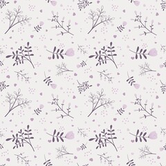 seamless background with flowers