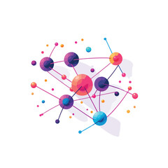 Connection Icon vector illustration. share network