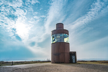 Obraz premium Tower and museum at Oddesund in Denmark