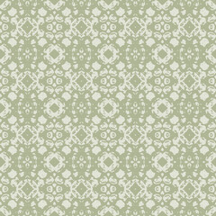 Blue and white watercolor ornament painted with watercolor on paper.