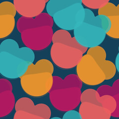 Pandas seamless pattern.