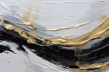 Abstract golden texture art illustration, modern minimalist painting, wallpaper background