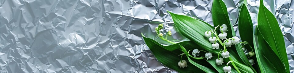 Obraz premium lilies of the valley background.