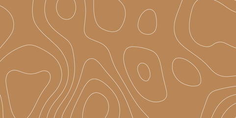 Topographic pattern texture on paper. Old topographic Map. Geographic topography vector illustration.