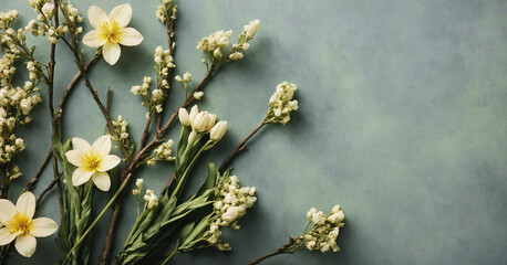 Springtime's Delicate Floral Splendor